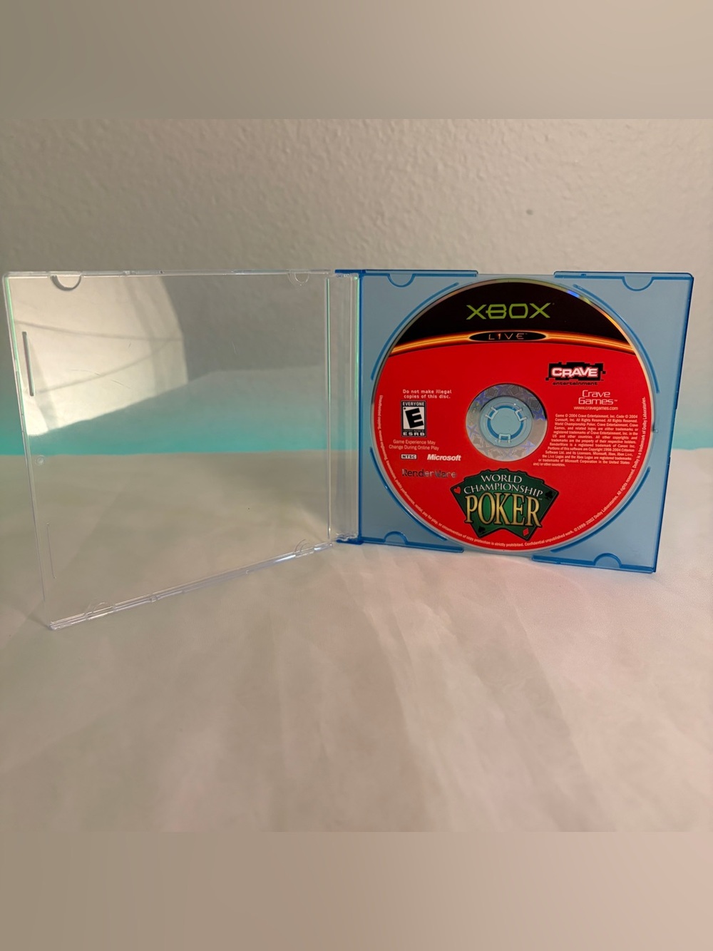 World Championship Poker (Microsoft Xbox, 2004) Disc Only Tested & Works Game